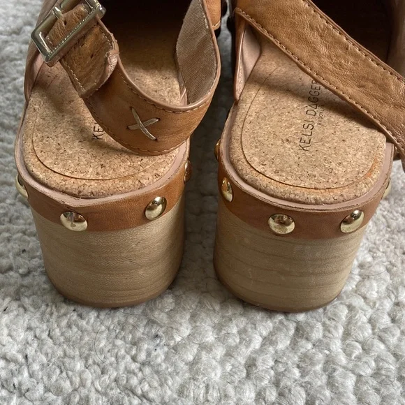 NOT FOR SALE Kelsi Dagger Warehouse Slingback Wooden Clog - Picture 9 of 11